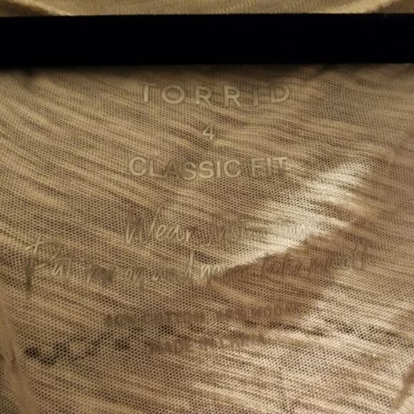 4X 26W Cream Come As You Are Double Graphic Tee Ying Yang Flowers 90s Peace drop - Picture 8 of 8